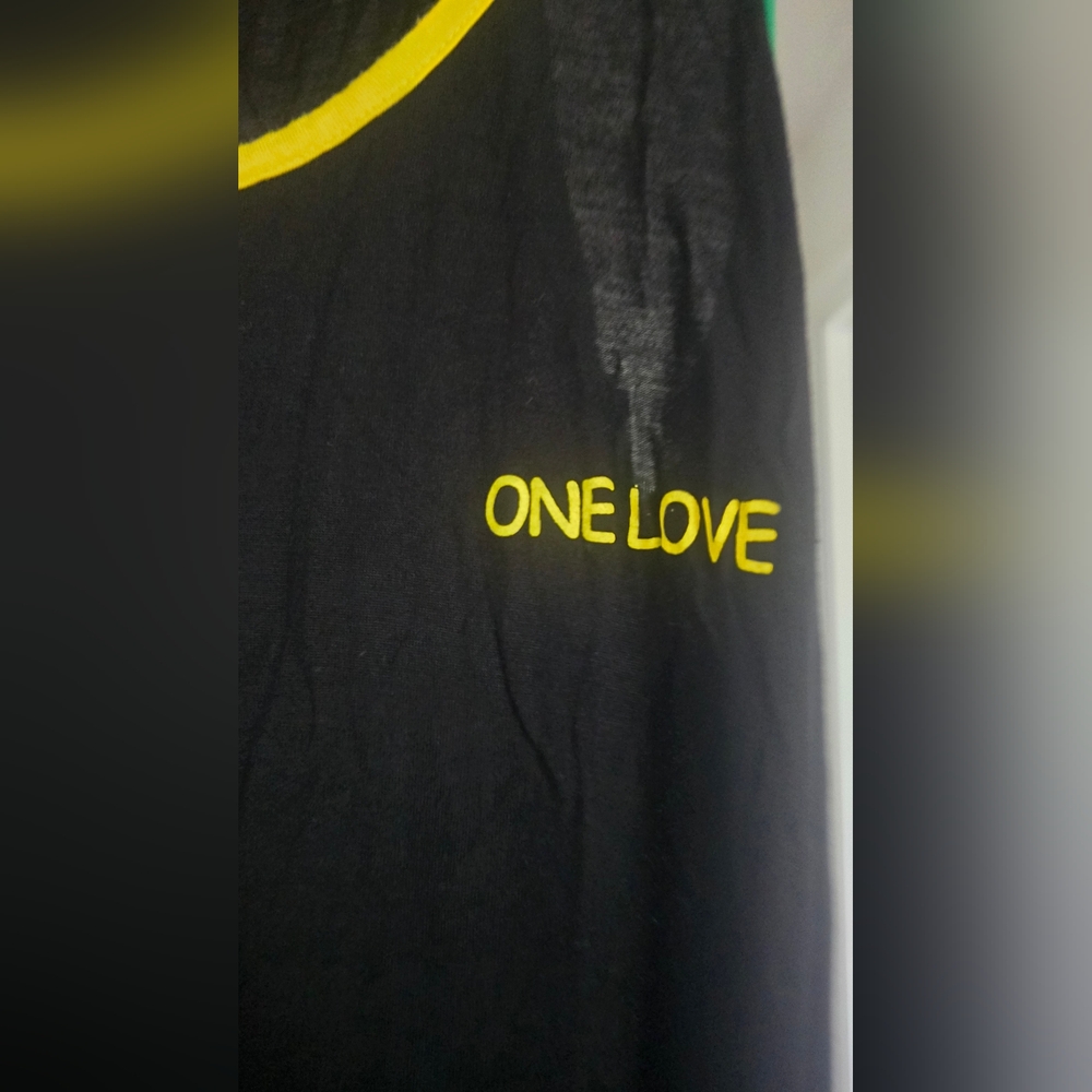 5 for $25 - Black One Love swim cover up with Multicolor Straps - Picture 2 of 4